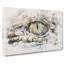 Crocodile Eye - Wrapped Canvas-56659260