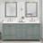 Souther 72" Double Bathroom Vanity Base Only-383068997