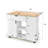 Solid Wood Top Kitchen Island-410741290