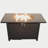 42'' Smoked Glass Metal Rectangular Pit