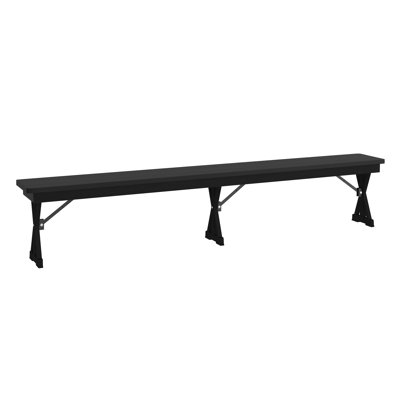 Banc de ferme 8 pi x 12 po en pin massif antique