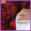 Housse de couette à motif floral fleurs rouges-123059173