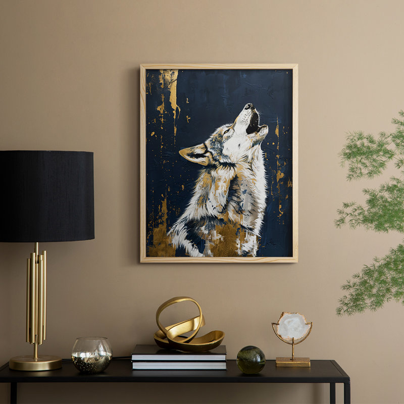 ANIMALS Series CXL III, reproduction d'art encadrée - bois massif, H 11 po x l 9 po