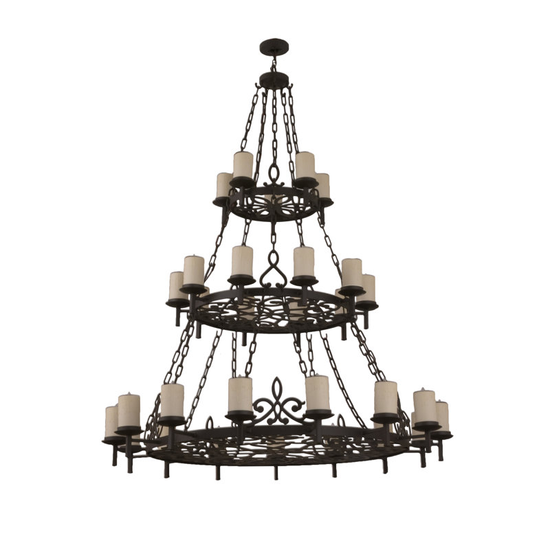 Rustic Lodge 30 - Light Chandelier