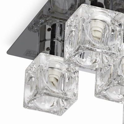 Paschke Glass Flush Mount