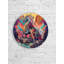 Mythique Griffin horloge murale en verre trempé, fantaisie Art horloge, coloré, grande horloge murale, décoration murale-1397015879-1397015929