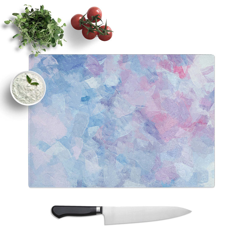 Glass Eclipse of The Light in Abstract Chopping Board, 39 cm W x 28.5 cm L