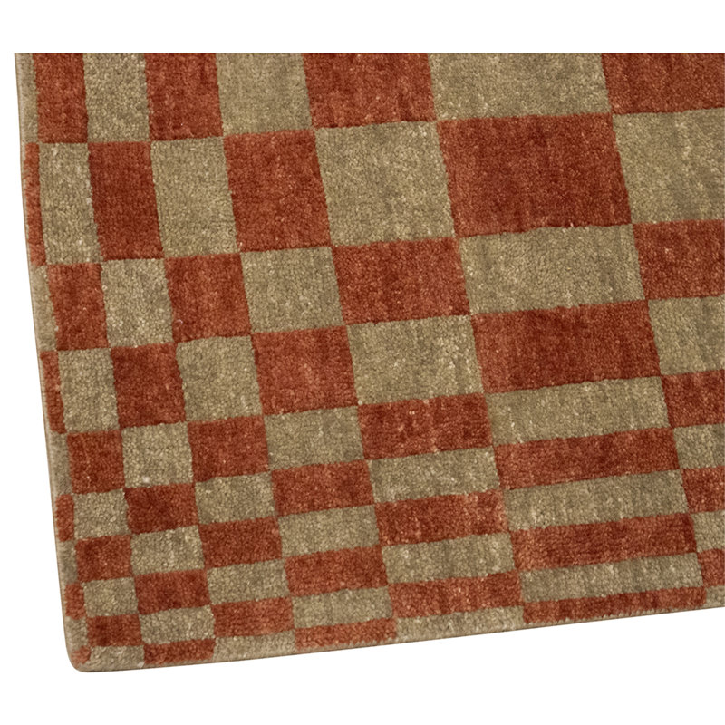 Hand Knotted Wool Geometric Indoor Rug