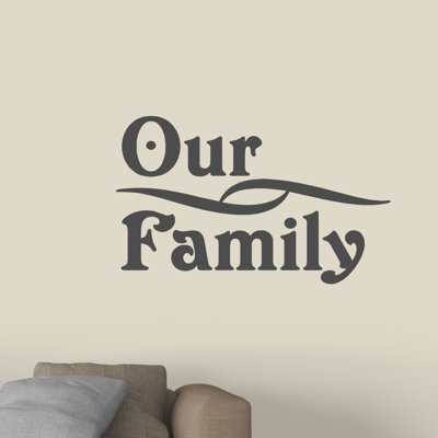 Adhésif décoratif «Our Family»