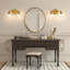 Luminaire de salle de bain 2 lumières avec abat-jour en verre sphérique, douilles E26, finition idéale pour la salle de bain, la chambre à coucher, le couloir et le salon-1413603718-1413603719
