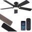 Ventilateur de plafond 5 pales 46 po avec ensemble d'éclairage à DEL et télécommande-1261627998-1264885280