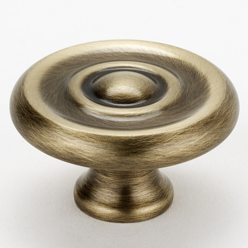 Poignée champignon, Antique English, H 1 po x l 1,75 po x P 0,75 po