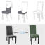 Polyester Box Cushion Dining Chair Slipcover