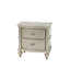 Table de chevet en champagne, 28 po x 17 po x H 28 po