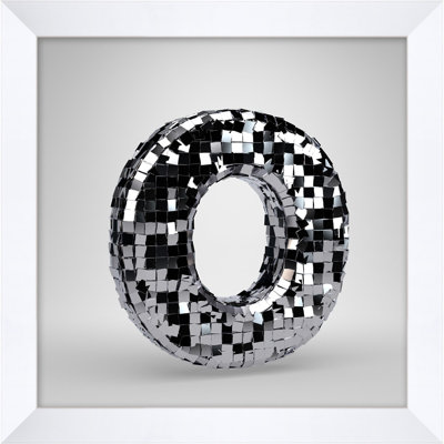 Disco Letter O Print by Mat Sanders