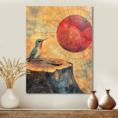 Hummingbird Into The Forest III - Hummingbird, impression murale sur métal