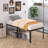 24 Inch Bed Frame with Rounded Corner Legs-400944874
