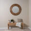 Hineefah Flat Jute Mirror