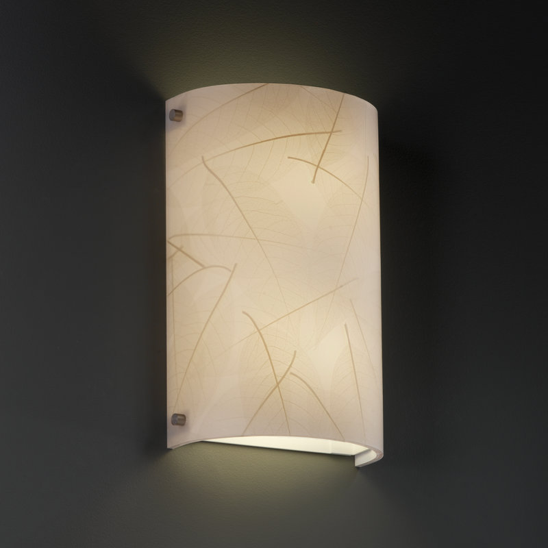 Applique murale cylindrique de 2 lumières finies Maez, Lampe fluocompacte 18 W (non incluse), Nickel brossé