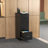 3 Drawer Metal Vertical File Cabinet With Lock And Card Slot Office Home Vertical File Cabinet For A4 Legal/Letter Size Narrow File Cabinet Locked,Assembly Required-1745454307