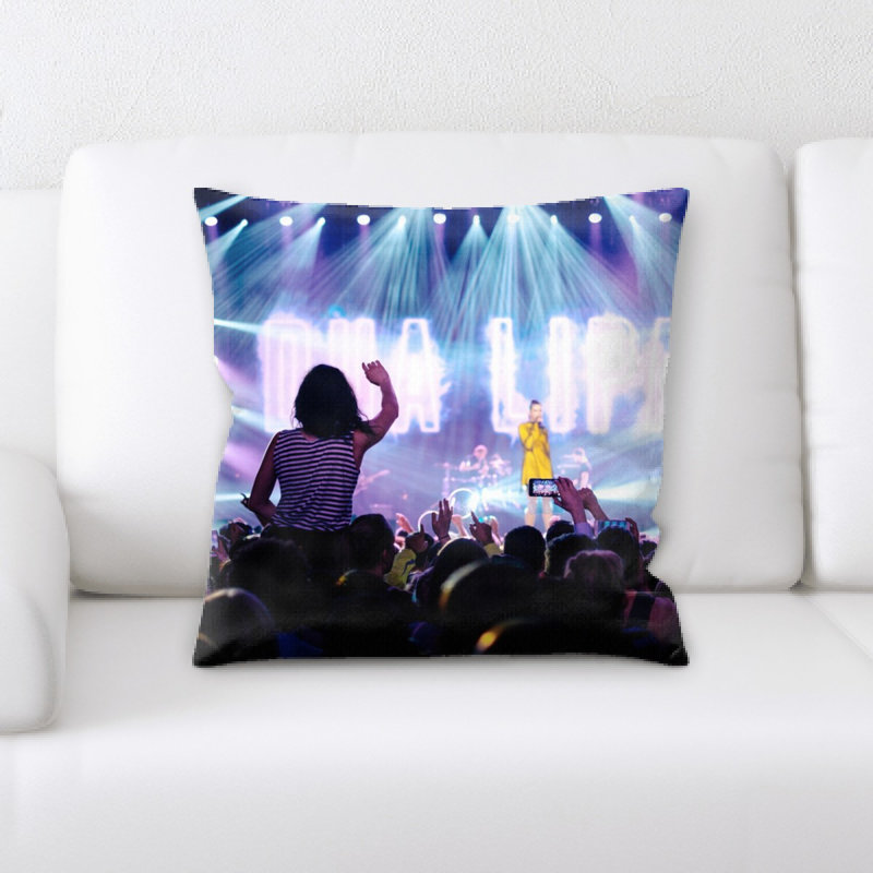 Microsuede Reversible Throw Pillow