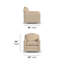 Chaise pivotante Tillie