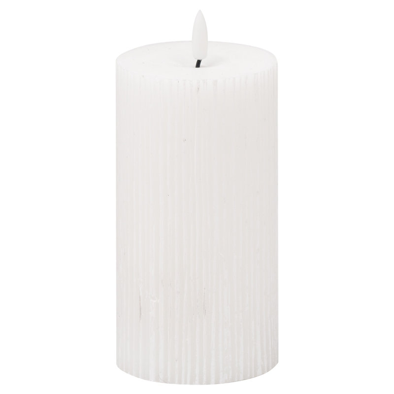 Unscented Flameless Candle, 15cm H x 7cm W x 7cm D