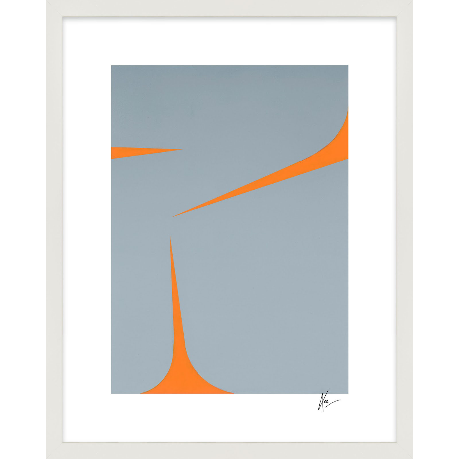 Clouds 1 by Lee Lessem, White, 30" W x 38" H