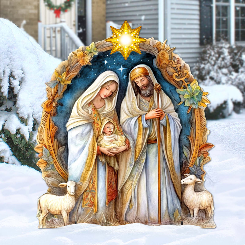 Nostalgic Nativity Scene Figurine