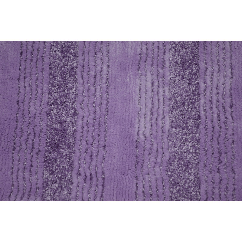 Nylon Bathroom Mat with Non-Slip Appliance Niala, Mauve, 2 pi x 3 pi 4 po