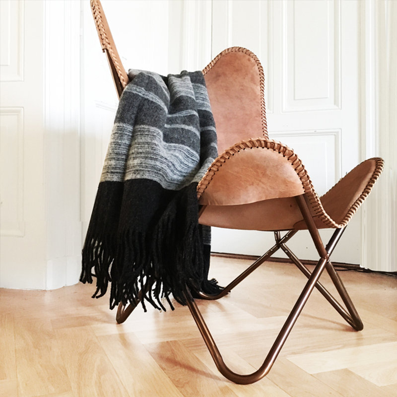 Brian Throw Blanket, Night Black