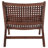 Chaise d'appoint en cuir Denman-858197320
