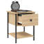 Lympsham 34cm W Iron Bedside Table-561615474