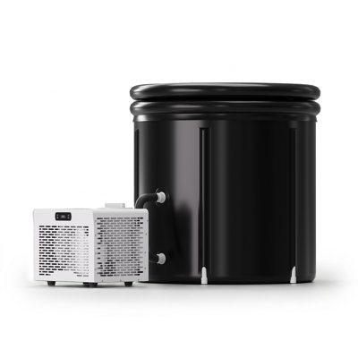 Refroidisseur d'eau à immersion froide de 0,8 CV avec baignoire pliable à immersion froide