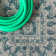 Truman Bohemian Medallion Textured Weave Teal/Gray Indoor/Outdoor Rug