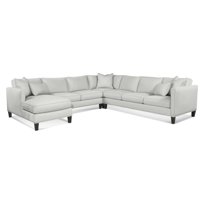 Sectional, Java, Basic Blue; 0317-63, Left Hand Facing