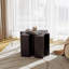 Ensemble de 3 tables de bout, tables d'appoint pour l'intérieur et l'extérieur-915198328