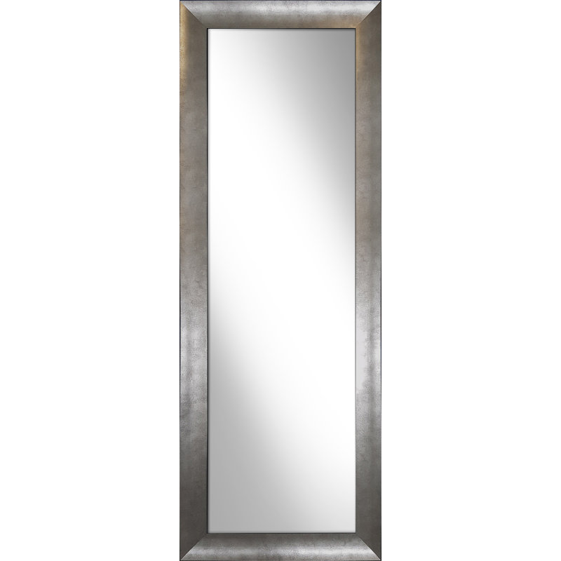 Zeveren Plastic Leaning Mirror, 182 cm H x 72 cm W, Graphite