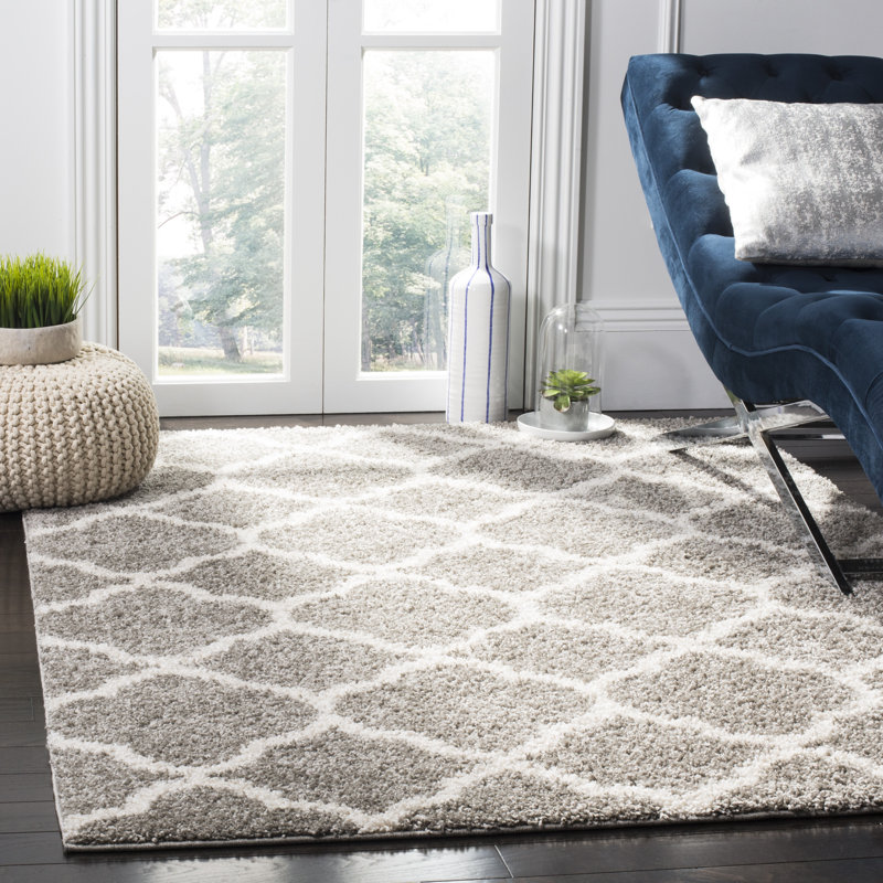 Baret Geometric Area Rug, Rectangle 122 x 183 cm
