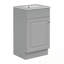 Meuble-lavabo de salle de bain avec lavabo, tablette de porte et tablette réglable-1733819979