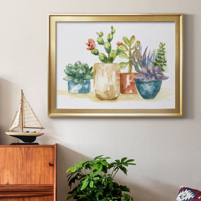 Summer Succulents I - peinture encadrée