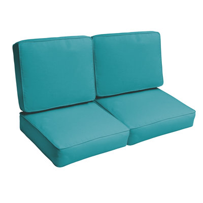 Outdoor Sunbrella Seat/Back Cushion by Beachcrest Home