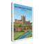 Richmond Castle, England - Romantic Travel Poster Of Historic Castle And River. Giclee Print On Wrapped Canvas. Wall Art, Home Decor - Castles & Palaces, England - Wrapped Canvas Print-660682466