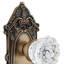 Plaque victorienne avec bouton de porte en cristal-96366330-96366322