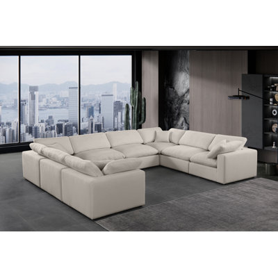 Hippler Upholstered U-Shaped Sectional Reversible