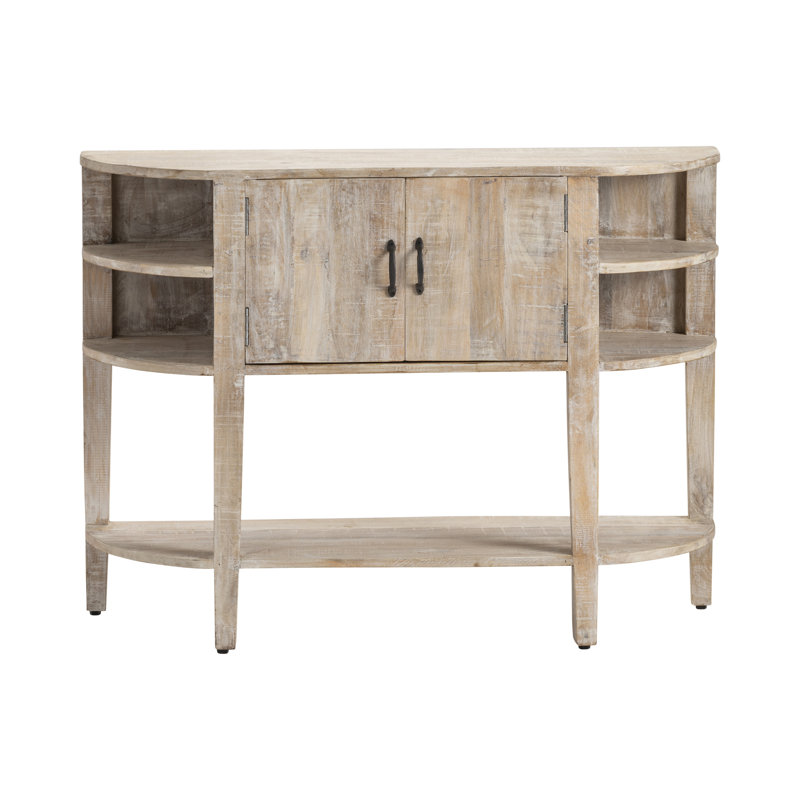 Console en bois massif de 46,5 po Erra