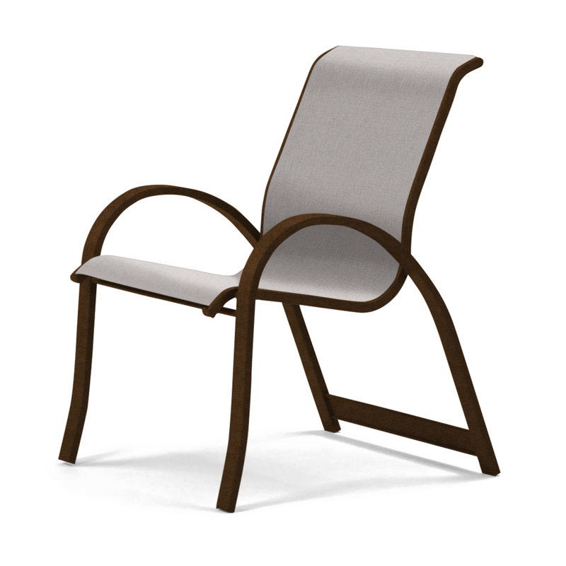 Fauteuil de salle à manger empilable Hiraku, Oursin, Kona