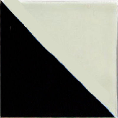 6" x 6" 4pcs TalaMex Black Harlequin Talavera Mexican Tile