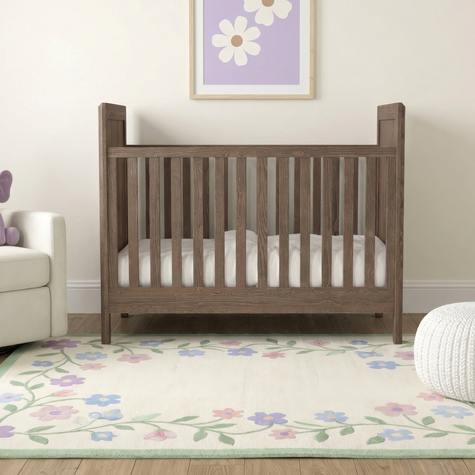 Jemma 2-in-1 Crib, Harvest Brown