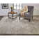 Tapis beige en coton / laine noué à la main Authement